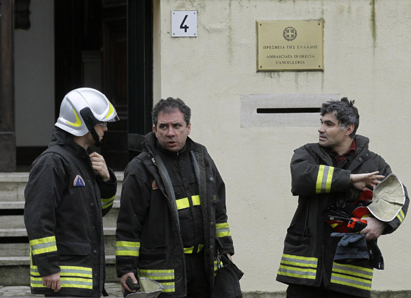 Package bomb found at Greek embassy in Rome