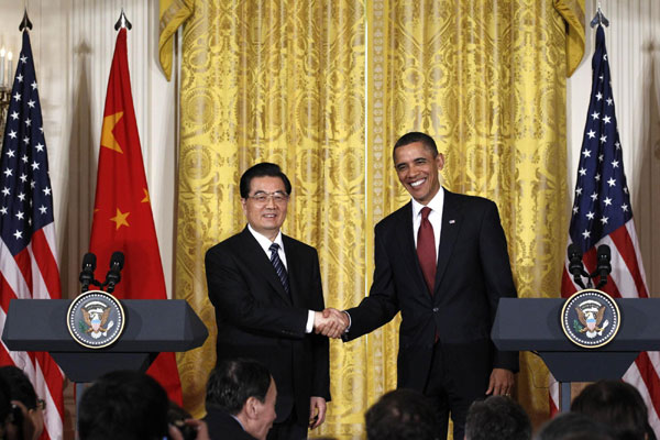 Hu: Important consensus reached with Obama