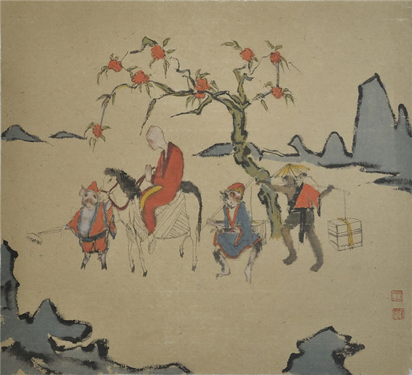 Chinese ink paintings shine in France
