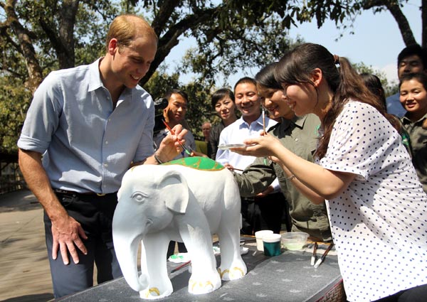 William speaks out against ruthless poaching of elephants
