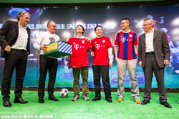 Bayern cashes in on Chinese fans' frenzy for European soccer