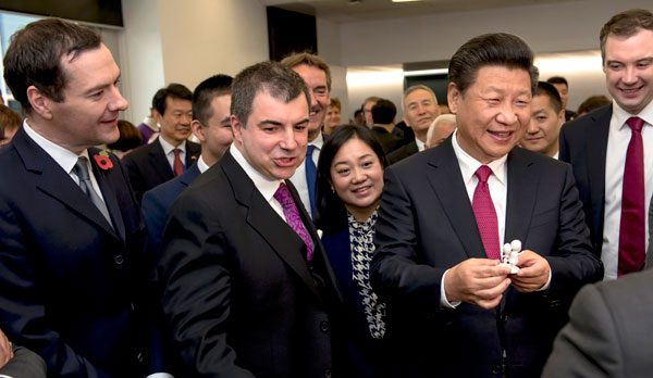 President Xi visits National Graphene Institute in Manchester