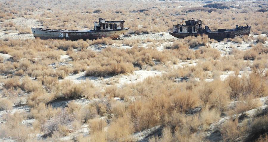 World's 4th largest lake Aral Sea shrinking