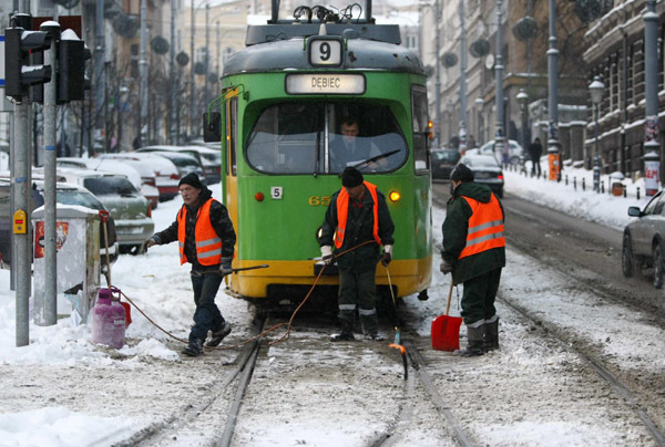 Winter wonderland snarls Europe's traffic