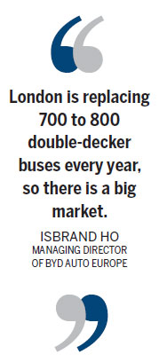 BYD targets London's iconic double-decker