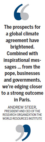 Joint action gives climate talks new impetus