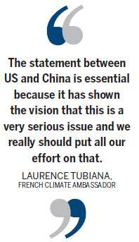 China, US praised for climate pledges