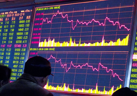 Chinese stocks under pressure