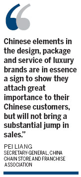Designer labels bank on China