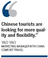 More Chinese tourists take foreign vacations