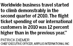 China's business travel bounces back