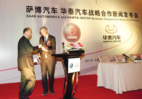 Little-known Hawtai makes deal for Saab