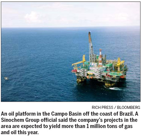 Sinochem to look for oil in deep waters