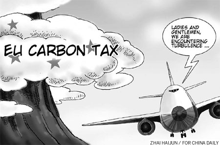 Carbon emissions: a taxing problem for air transport