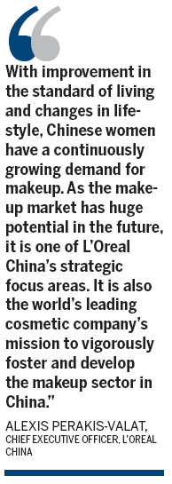 L'Oreal gives makeup a makeover in China