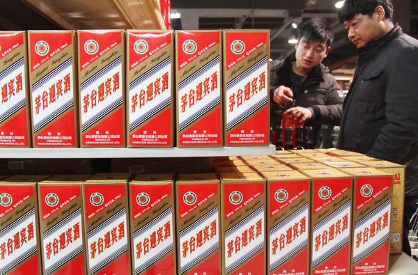 Chinese liquor prices drop ahead of Spring Festival