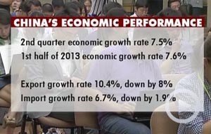China's growth slows to 7.5% in Q2