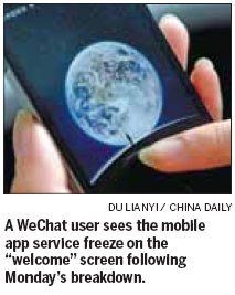 'Black Monday' as WeChat service lost