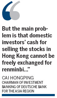 Locked-up HK shares to become globally tradable