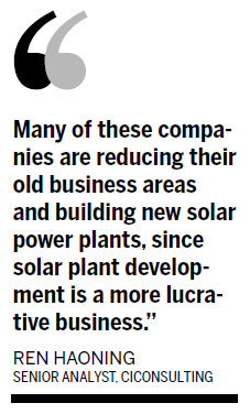 Solar panel makers look downstream for better earning