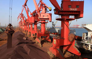 Imported iron ore stockpiles rise for 6th week