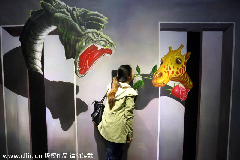 3D magic art show opens in Shanghai