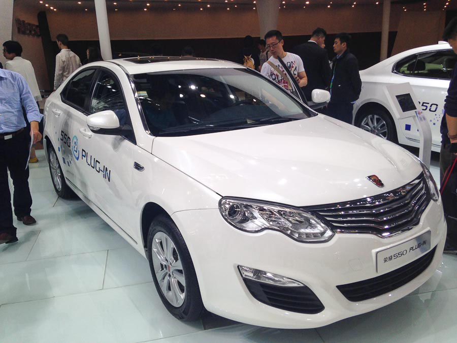 Green cars at Auto China 2014