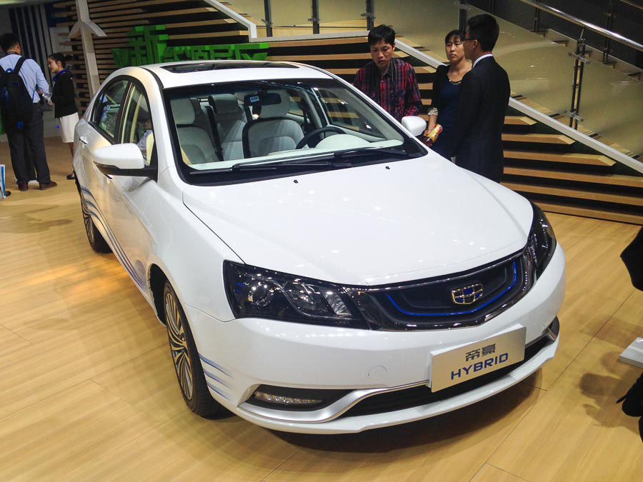 Green cars at Auto China 2014