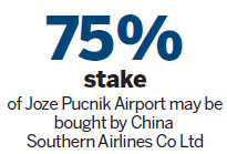 China Southern weighs Slovenian deals