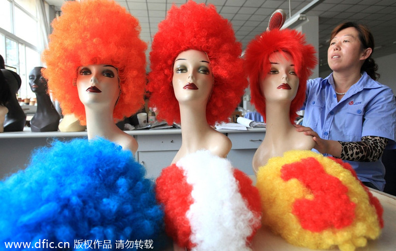 China scores World Cup goal with its products