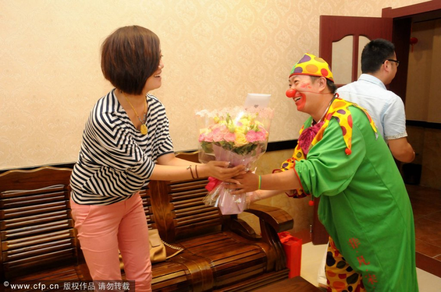 Florist clown makes success out of small business