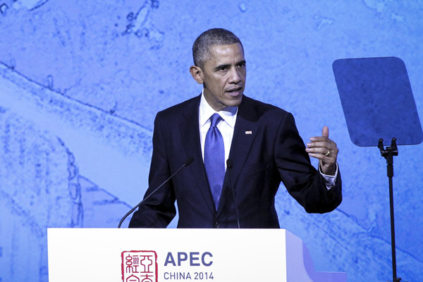 Obama touts business goals, new 10-year visas