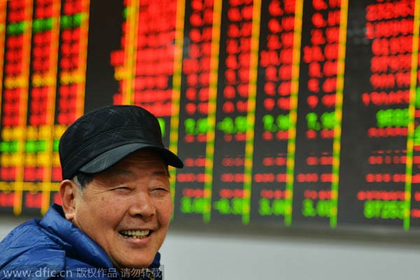 China stocks have best week in 4 years