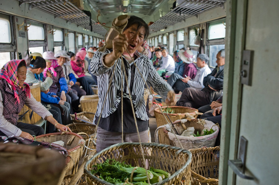 Chinese on the 'green trains'