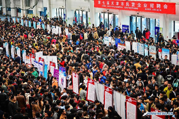 Job fairs for fresh graduates held around China