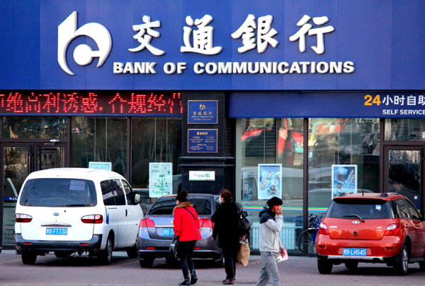 Bank of Communications profits up 5.7% in 2014