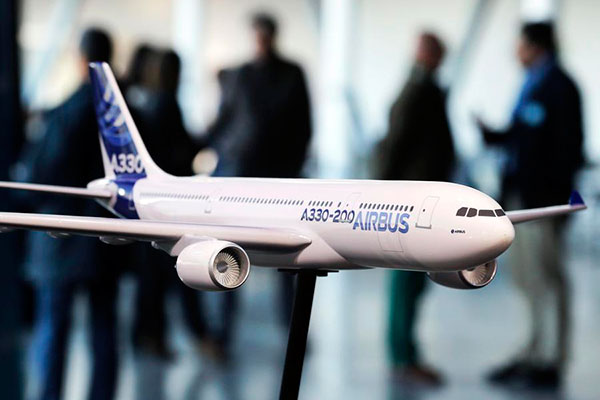 China signs deal with Airbus to buy 45 A330 planes