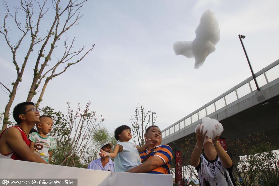 Man-made clouds rain money