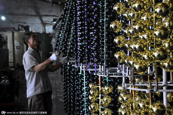 Christmas comes early to Santa's workshop in Yiwu