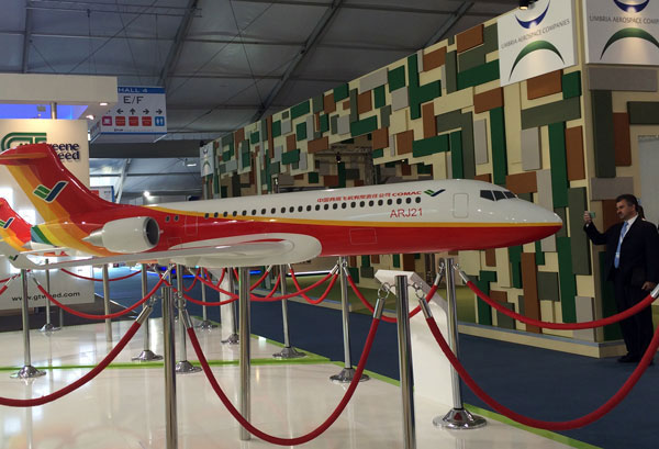 China's self-developed airliner ARJ21 to be delivered