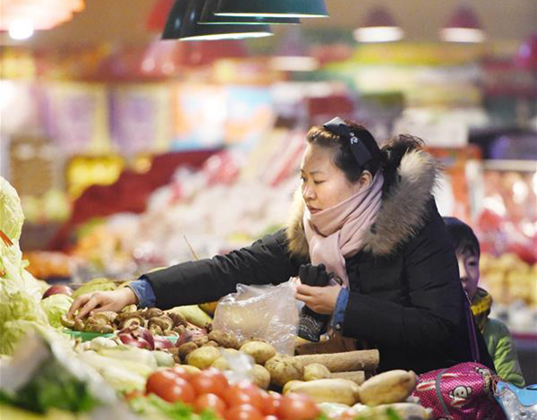 China consumer prices growth hit 6-year low in 2015