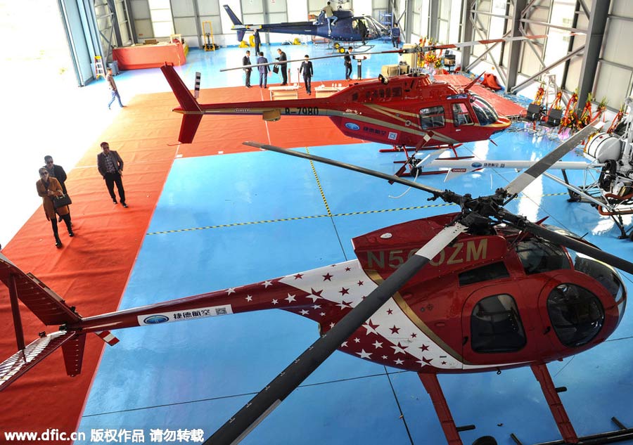 More plane showrooms to be opened in China