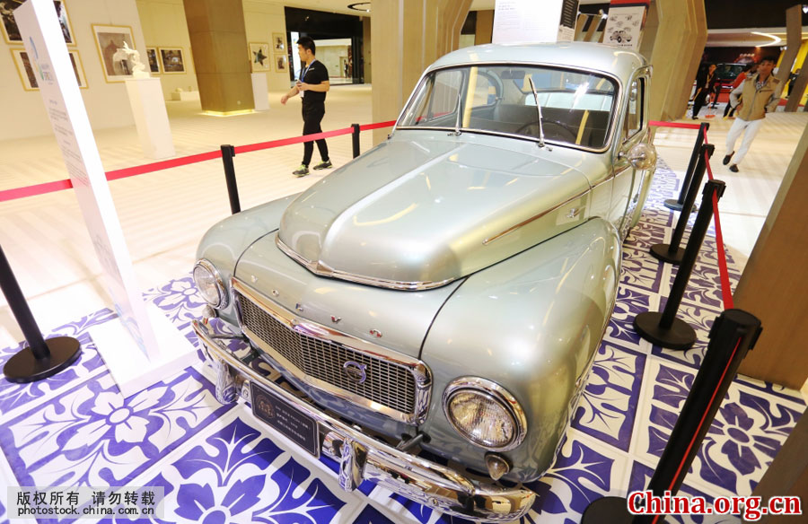 Classic cars at Sanya international tourism trade expo