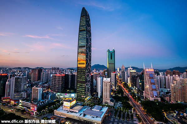 Shenzhen targets annual growth of 8.2% by 2020