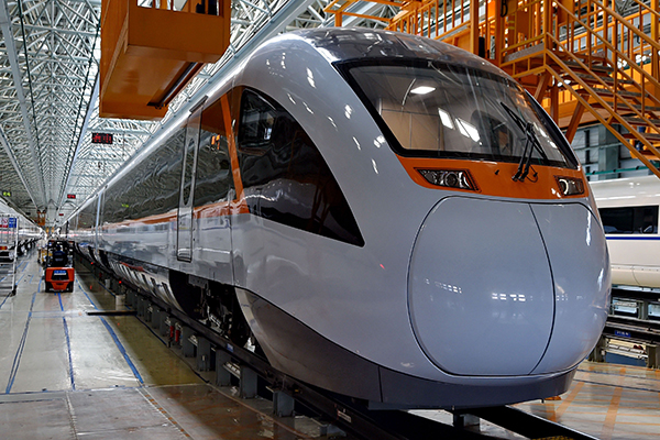 First hybrid train on track for testing