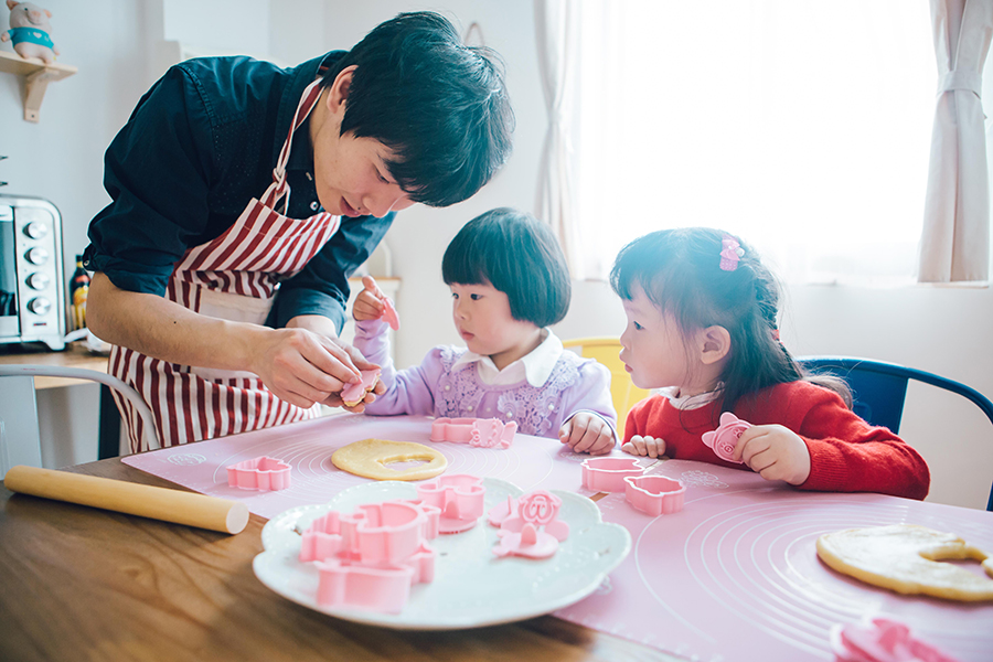 Making dessert and memories at a photo studio