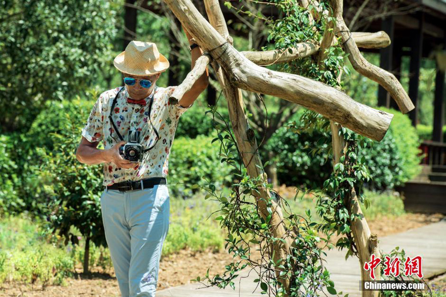 Sunny images of 60-year-old go viral in China