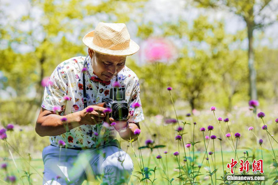 Sunny images of 60-year-old go viral in China