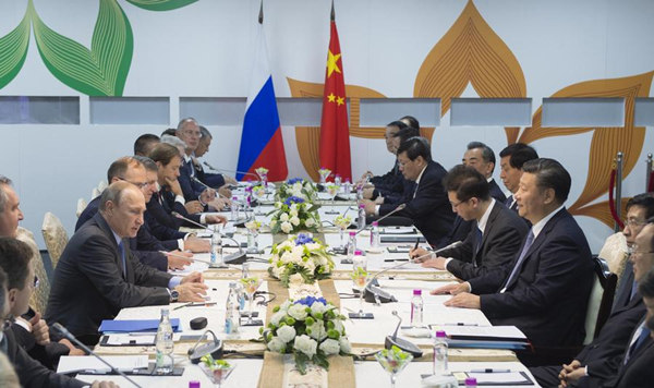 Xi, Putin optimistic for BRICS