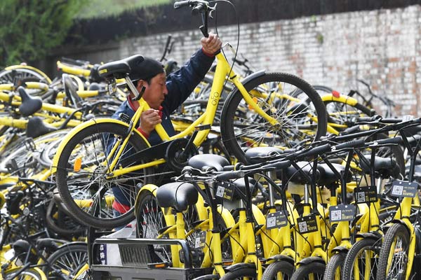 Ofo chief says it can ride out bubble